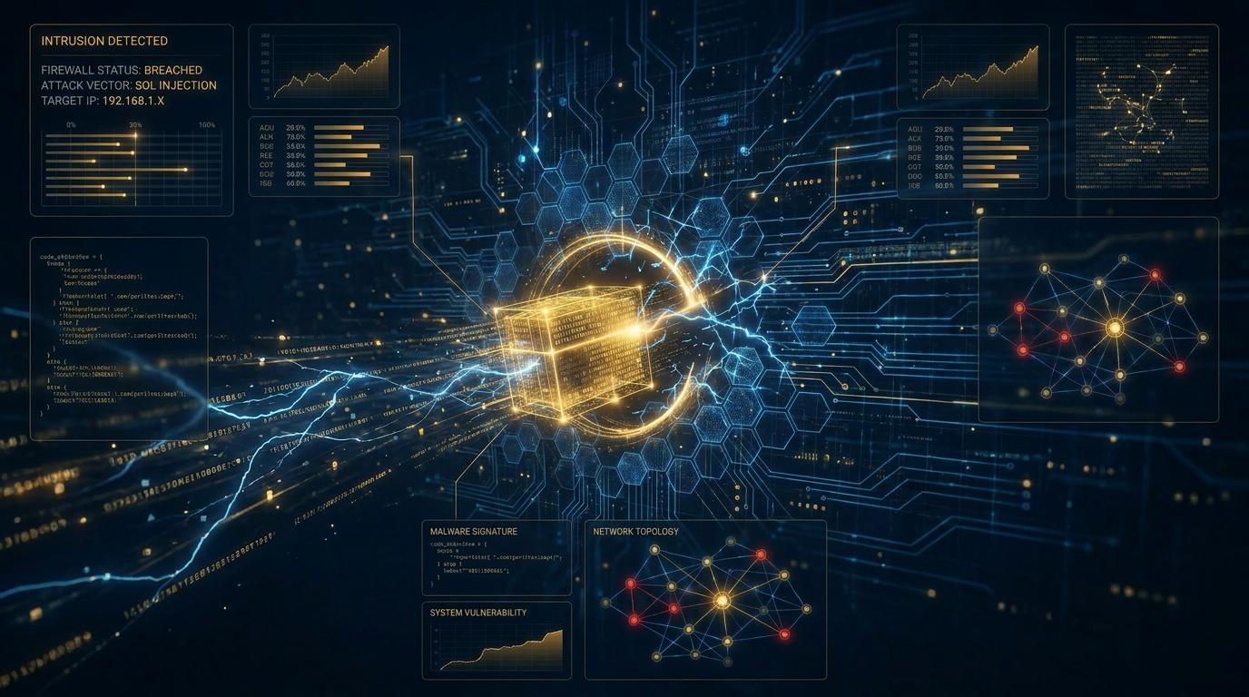 Aegis Cyber Intelligence cyber precursor and threat graph visual